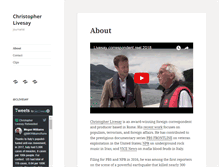 Tablet Screenshot of christopherlivesay.com